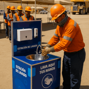 ESTACION DE LAVAMANOS