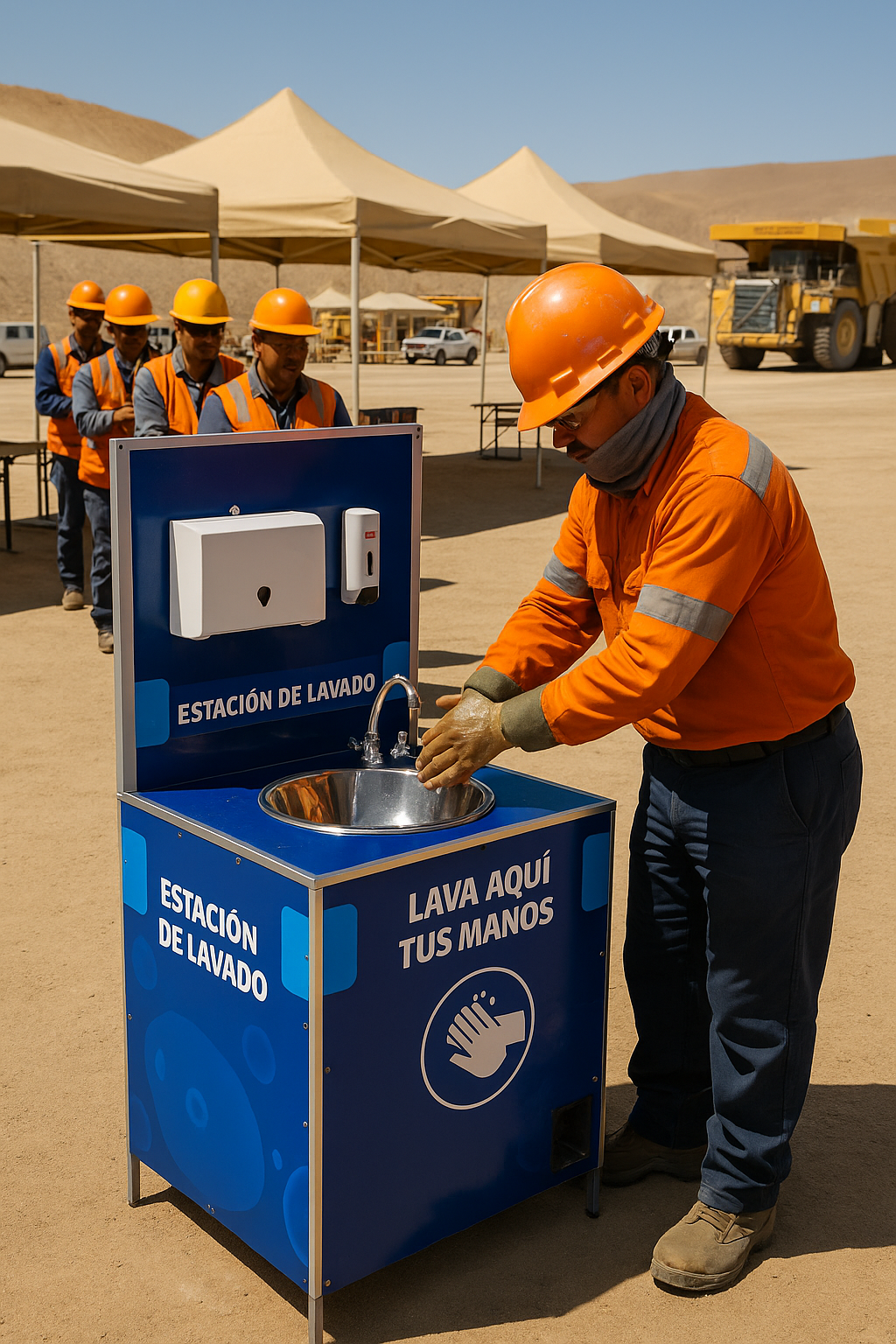 ESTACION DE LAVAMANOS