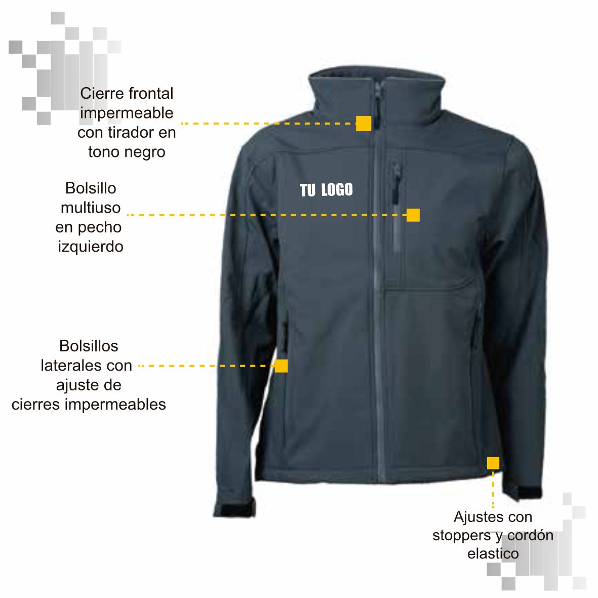 Chaqueta Softshell Técnico UNISEX