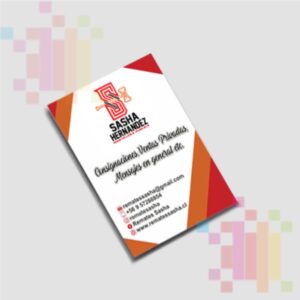 Tarjetas de Presentación Simple Cara Fotográfico 240 g