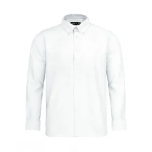 Camisa Oxford Activex Manga Larga Blanca UV