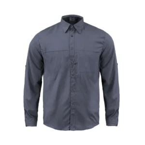 Camisa Lightwind H2100 Poliéster Gris Hombre