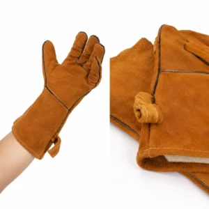 Par de Guantes de Cuero Gamuza